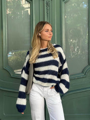 Clara Heida | Gestreepte Oversized Pullover