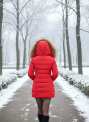 Daniëlla Morée | Luxe Donsjack met Bontkraag