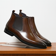 Dario Van Montrel | Walker Chelsea Boots van Leer