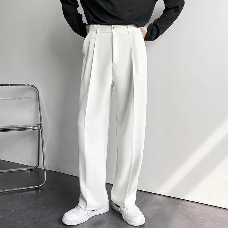 Eduard di Santoro | Tailored Fitted Broek met Old Money Allure