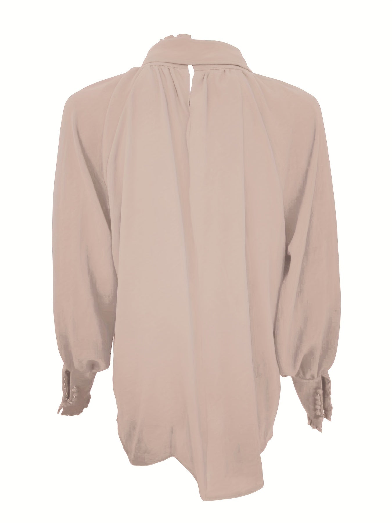 Elena Bellucci | Luxe Damesblouse met Strik en Ruches