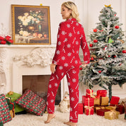 Elena Marcelli | Luxe Kerst Loungewear Set met Lange Mouw