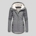 Elena Marques | Luxe Dames Winterjas met Kap en Lange Snit