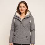 Elena Marques | Luxe Dames Winterjas met Kap en Lange Snit