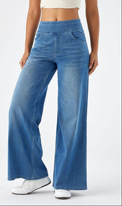 Emma Ramirez | Dames high-stretch denim jeans met losse pasvorm