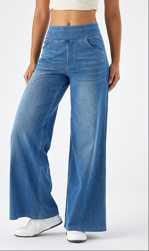 Emma Ramirez | Dames high-stretch denim jeans met losse pasvorm