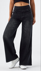 Emma Ramirez | Dames high-stretch denim jeans met losse pasvorm