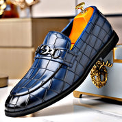 Enzo Alvarez | Casual Leren Wedge Instappers