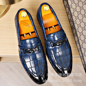 Enzo Alvarez | Casual Leren Wedge Instappers