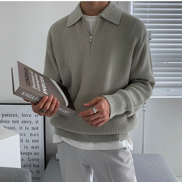 Giovanni Moretti | Old Money Zipped Sweater