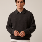 Giovanni Moretti | Old Money Zipped Sweater