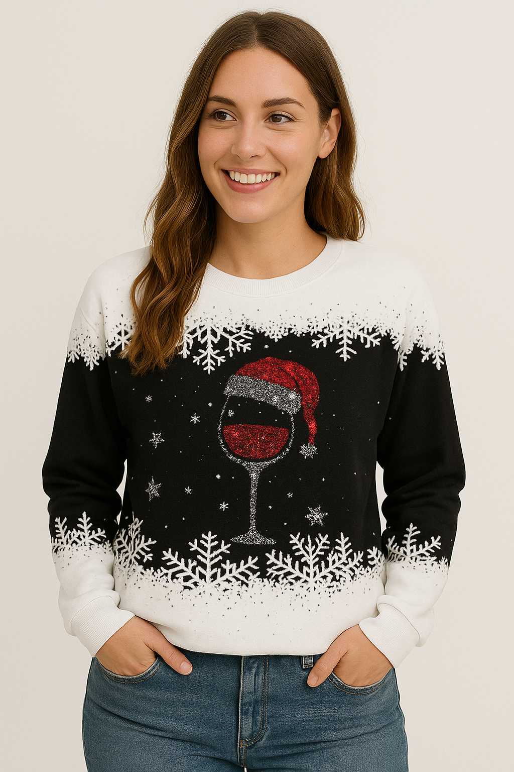 Giulia Moretti | 3D-Effect Luxe Kerst Top