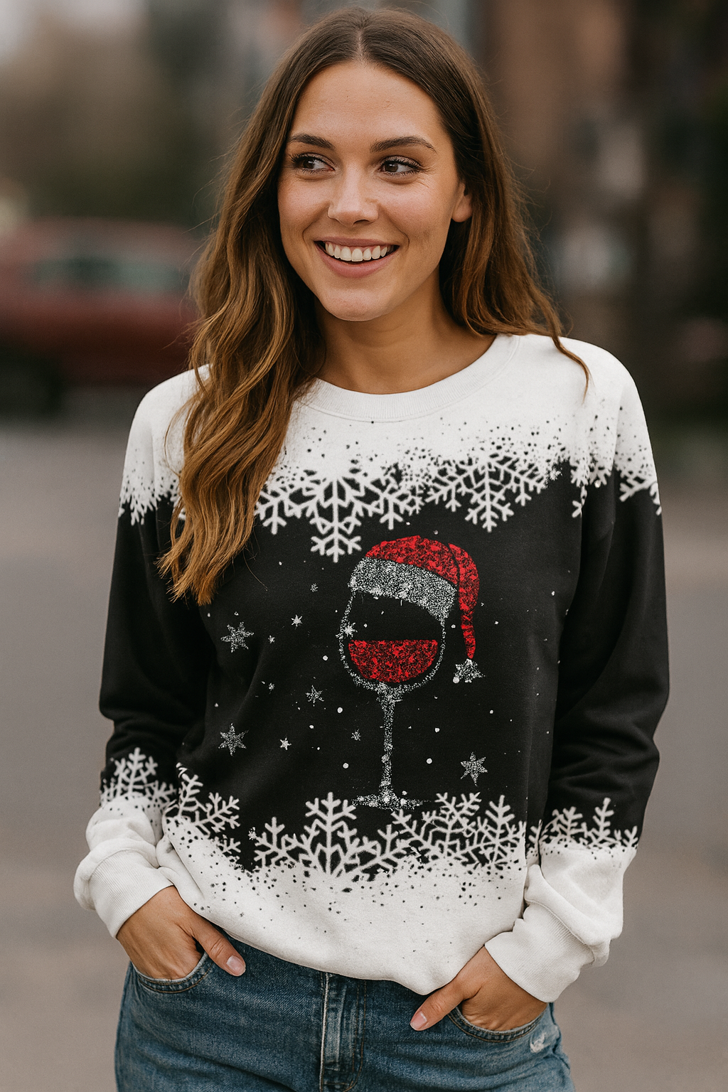 Giulia Moretti | 3D-Effect Luxe Kerst Top