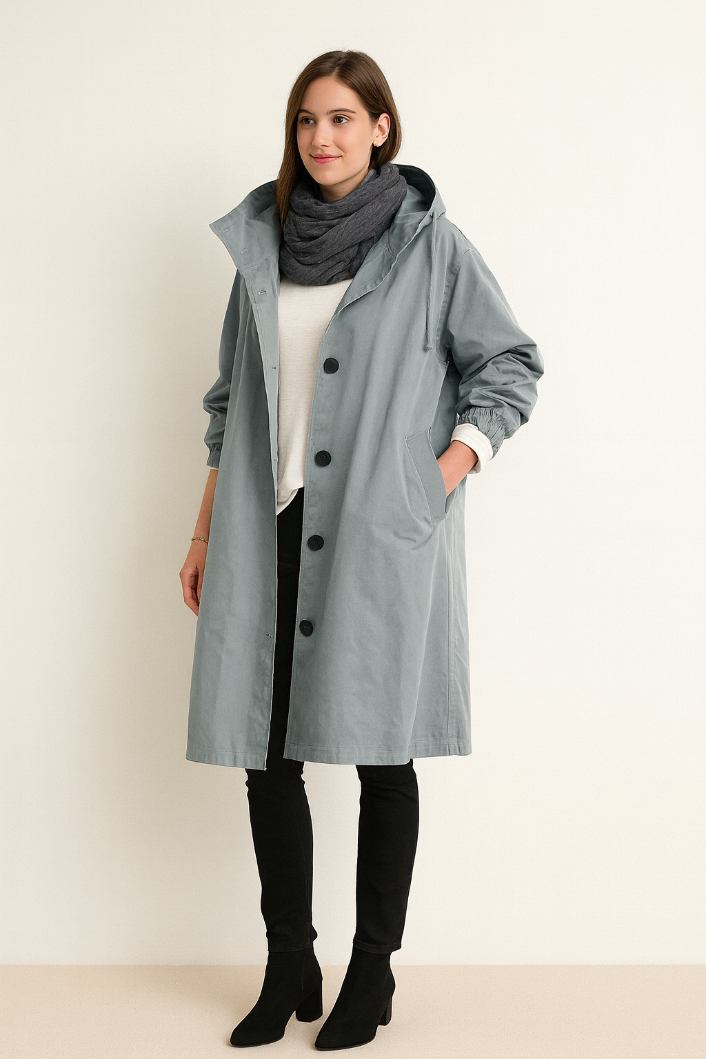 ZAAN Original | Elegante Waterdichte Regenmantel met Capuchon