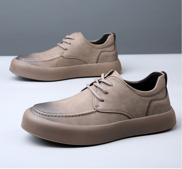 Hugo Bandego | Heren casual leren sneakers van rundleer