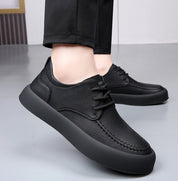 Hugo Bandego | Heren casual leren sneakers van rundleer