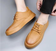 Hugo Bandego | Heren casual leren sneakers van rundleer