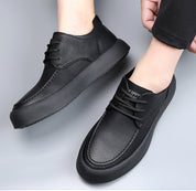 Hugo Bandego | Heren casual leren sneakers van rundleer