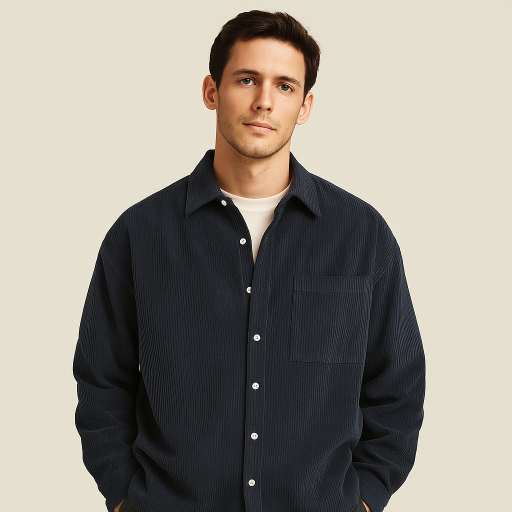 Hugo Claassen | Corduroy Heren Cardigan – Stijlvolle Warmte voor de Herfst