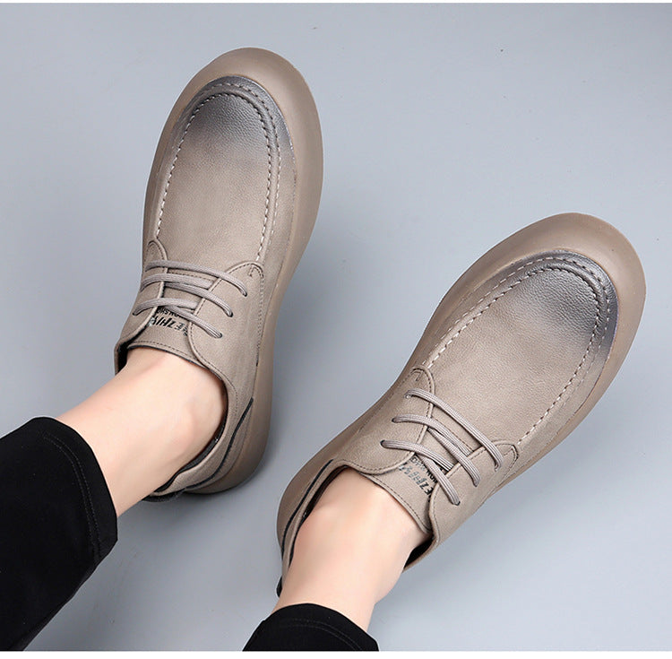 Hugo Bandego | Heren casual leren sneakers van rundleer