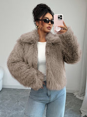 Isabella Faux Fur | Luxe Dames Jas met Elegante Bontstructuur