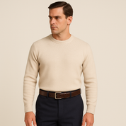 Jerome Sanchez | Heren riem van echt rundleer met pin-gesp