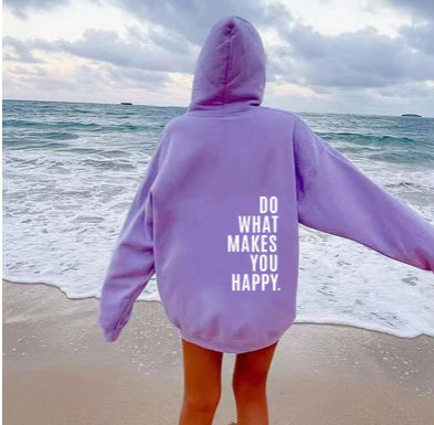 “Do What Makes You Happy” | Unisex Hoodie met Quote