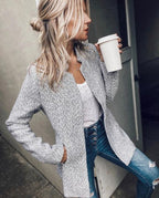 Giulia Romano | Lange Blazerjas van Wol