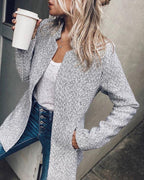 Giulia Romano | Lange Blazerjas van Wol