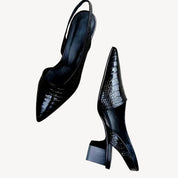 Lorena Valmont | Orthopedische Damespumps met Krokodillenprint en Voetboogondersteuning