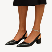 Lorena Valmont | Orthopedische Damespumps met Krokodillenprint en Voetboogondersteuning