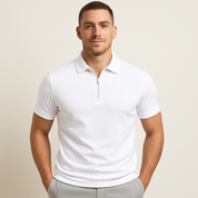 Lorenzo Baptiste | Casual Herenpolo met Rits