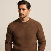 Lorenzo Cortese | Luxe Heren Trui met Structuur