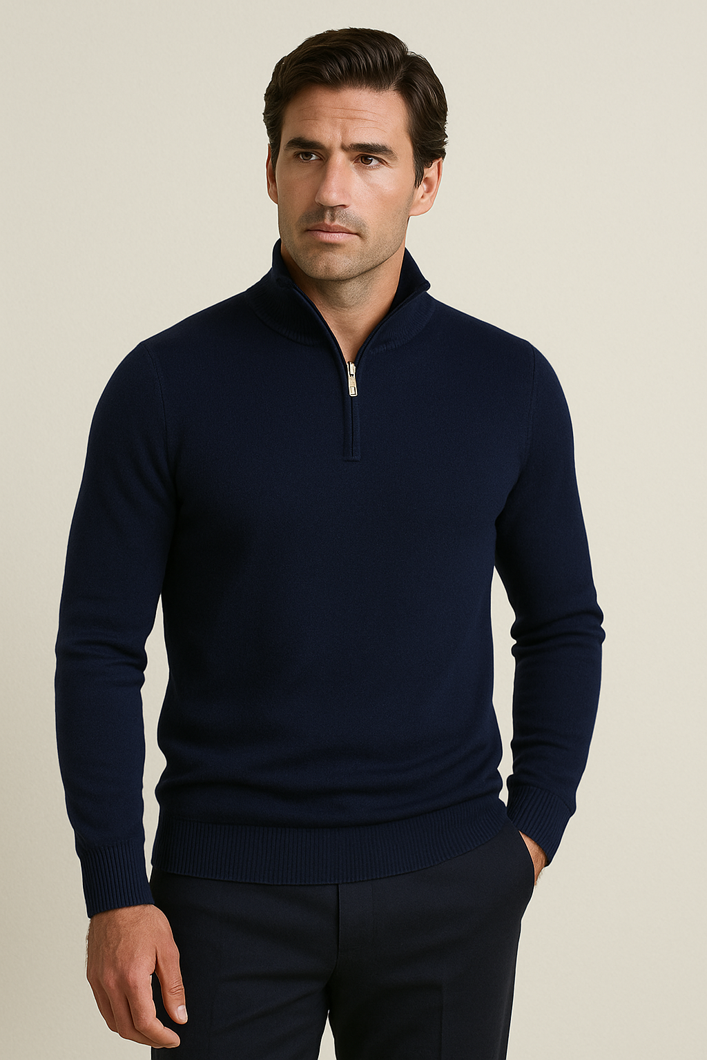 Luca Patrico | Slim Fit Heren Pullover van Polyester