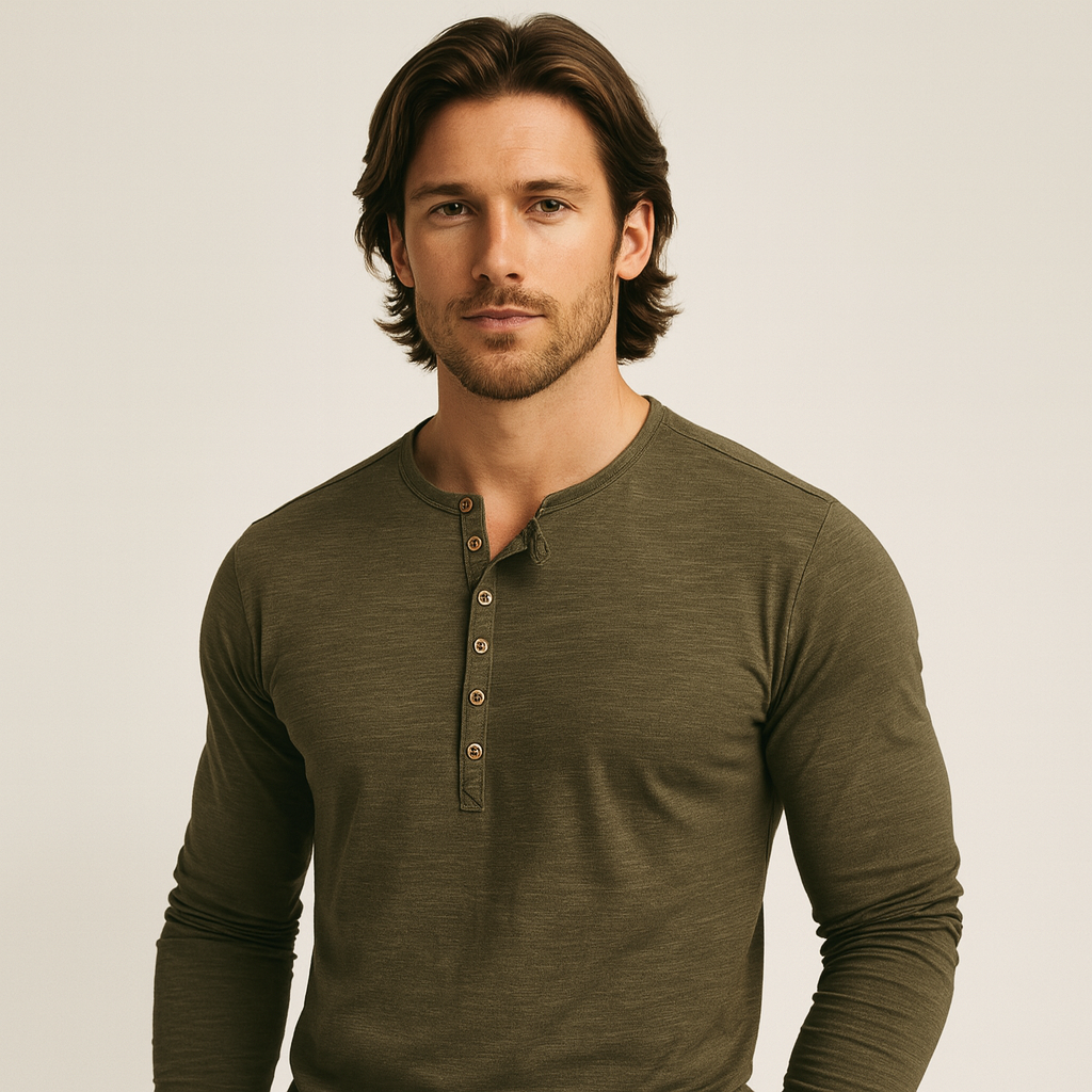 Luca_Romano_Casual_Heren_Shirt_van_Hoogwaardig_Katoen_groen.png