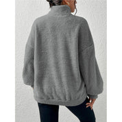 Lucia Hernandez | Dames fleece pullover met hoge kraag