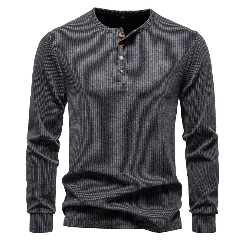 Luciano Romano | Gestreepte Slim Fit Pullover Luxe Edition