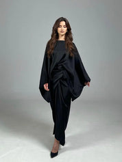 Aveline Moreau | Luxe Satijnen Drapejurk