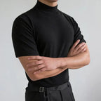 Marko Laurent | Luxe Heren T-shirt met Hoge Hals