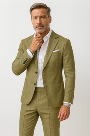 Massimo Conti | Herenpak van Premium Linnen, Licht en Ademend