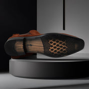 Matteo Cortese | Luxe Frosted Wedge Instappers