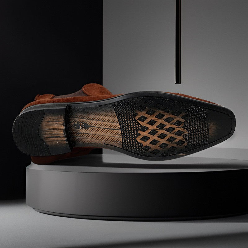 Matteo Cortese | Luxe Frosted Wedge Instappers