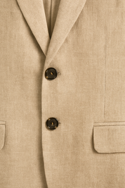 Matteo Firenze | Tweedelig Slim Fit Linnen Pak voor Heren