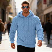 Mike de Jager | Fleece Pullover Sweater – Zwart, Lichtgrijs, Lichtblauw, Abrikoos & Bruin