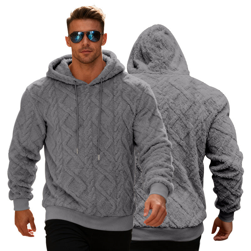 Mike de Jager | Fleece Pullover Sweater – Zwart, Lichtgrijs, Lichtblauw, Abrikoos & Bruin