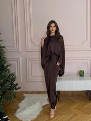 Aveline Moreau | Luxe Satijnen Drapejurk