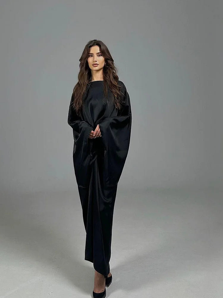 Aveline Moreau | Luxe Satijnen Drapejurk