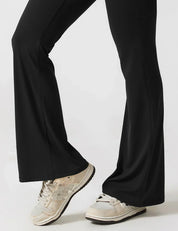 Noor Verfijnd | Flared V-Back Jumpsuit met Shaping Effect