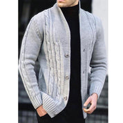 Elias Knit | Heren Gebreide Vest met Zopppatroon