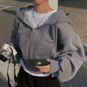 Elena Cortese | Oversized Hoodie met Rits